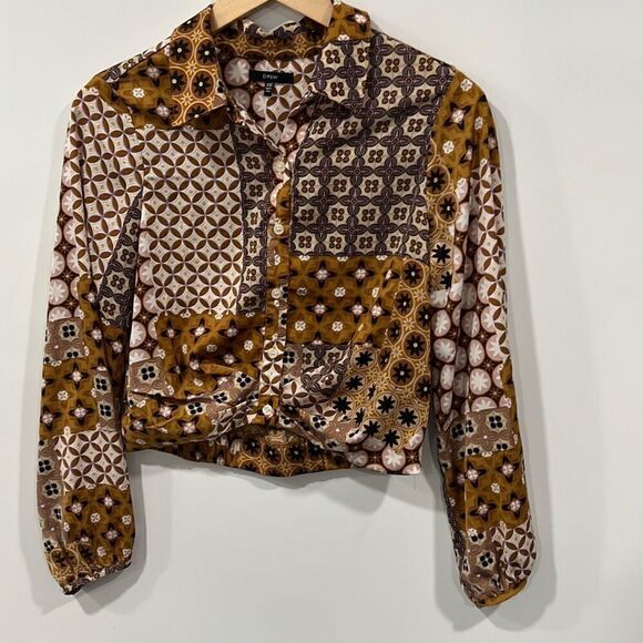 Anthropologie Drew boho wide leg pant and top set - Picture 3 of 11